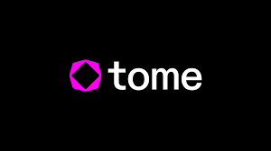 Tome.app AI-generated slide presentations.