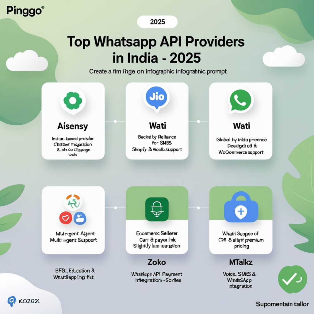 Top WhatsApp API Providers in India
