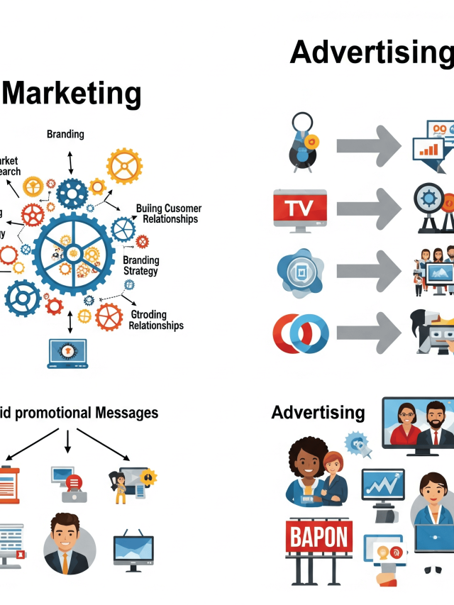 What is the Difference Between Marketing and Advertising?